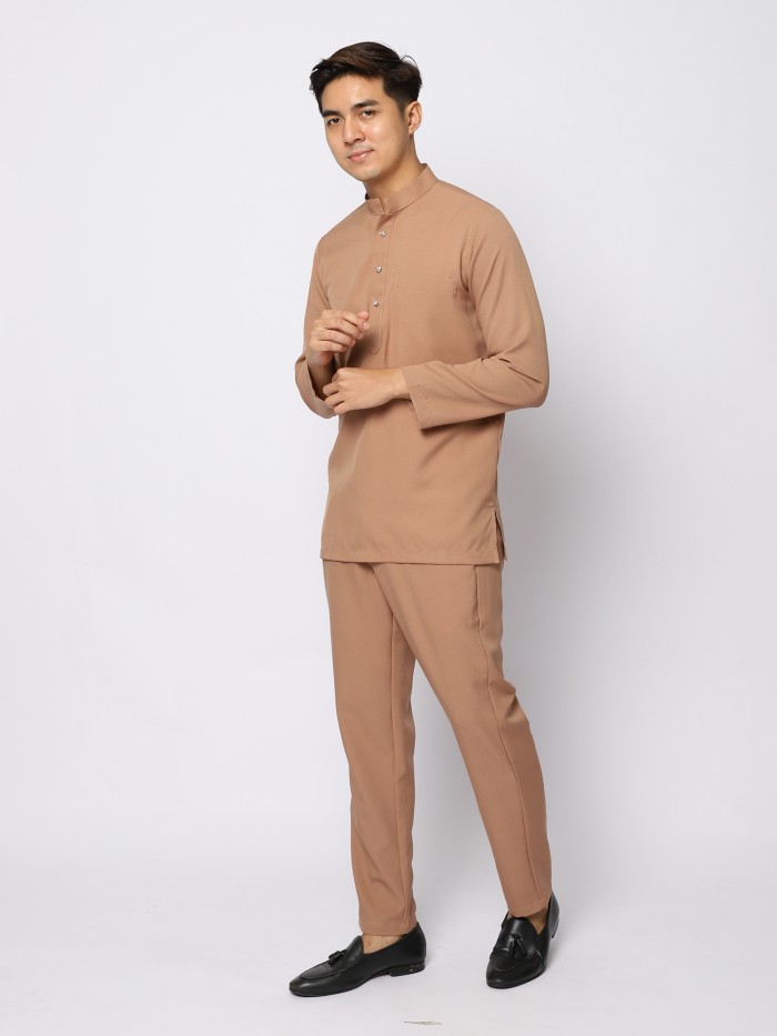 BAJU MELAYU JZ - BROWN