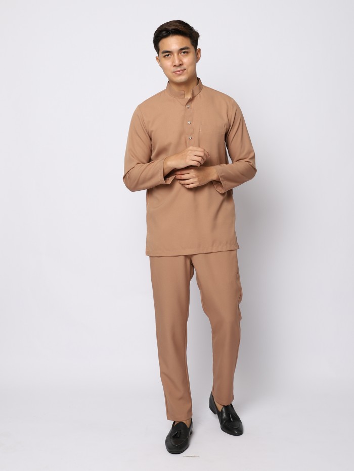 BAJU MELAYU JZ - BROWN