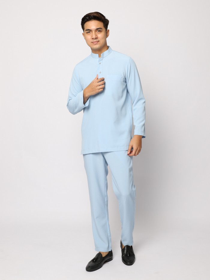 BAJU MELAYU JZ - BABY BLUE