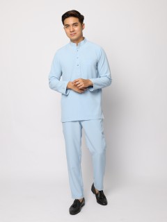 BAJU MELAYU JZ - BABY BLUE