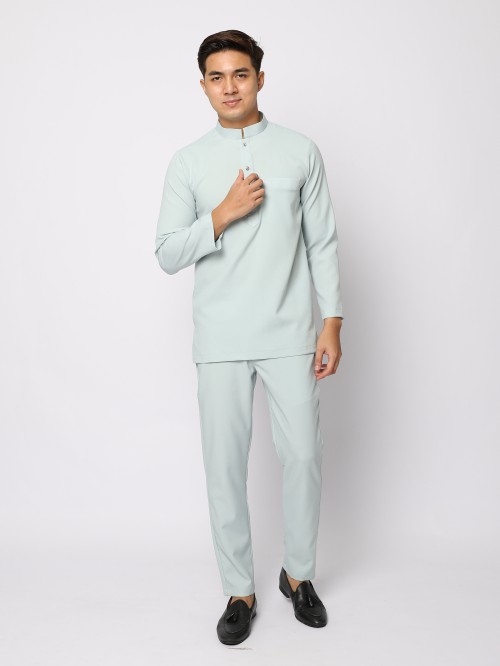 BAJU MELAYU JZ - BLUE MINT