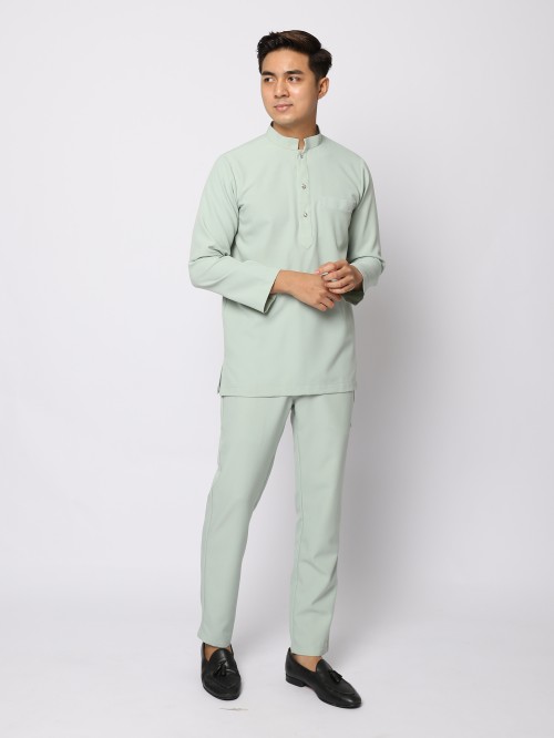 BAJU MELAYU JZ - DUSTY GREEN