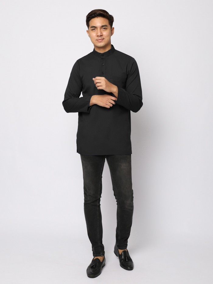 ADRIAN KURTA - BLACK