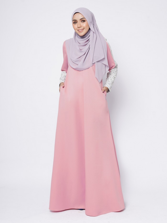 MIRAA JUBAH - SALMON PINK