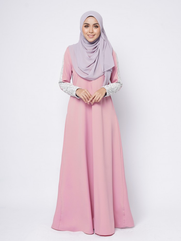 MIRAA JUBAH - SALMON PINK