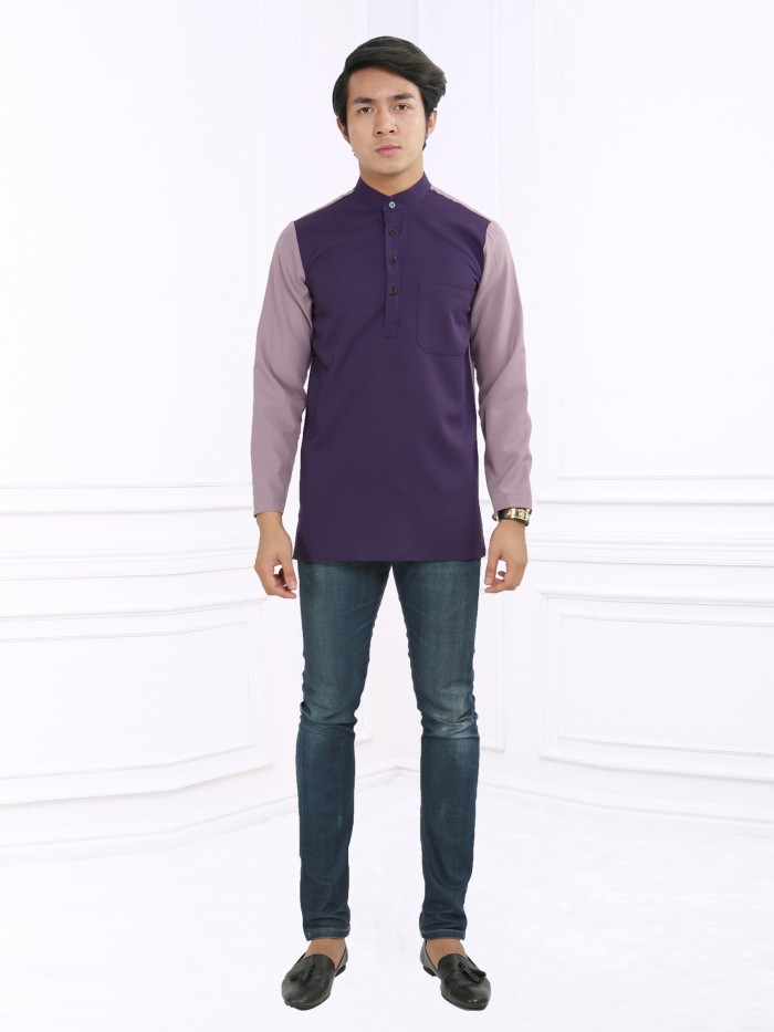 ARMA BUTTON - MULBERRY PURPLE