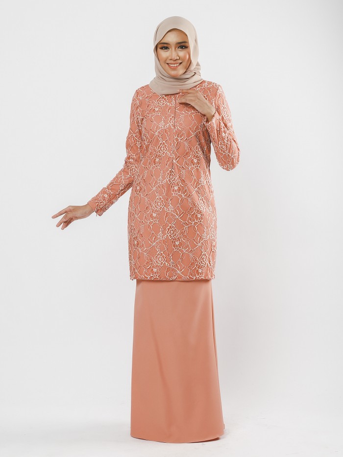 OSVIA KURUNG - CORAL PEACH