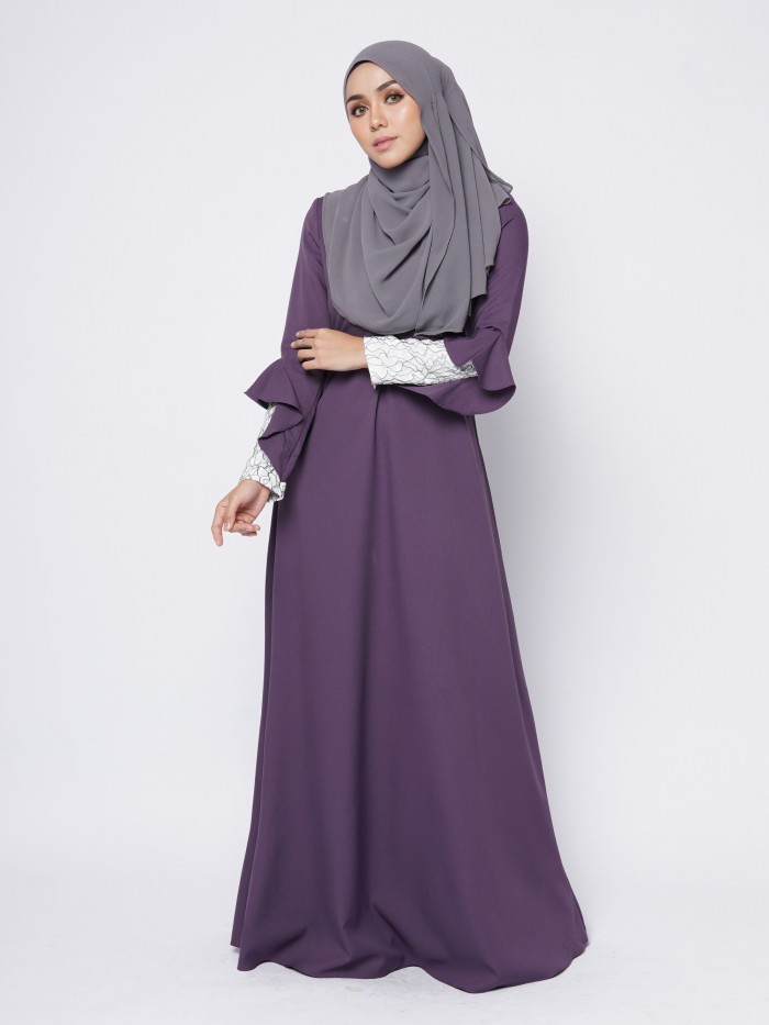 RAFINNA JUBAH - DARK PURPLE