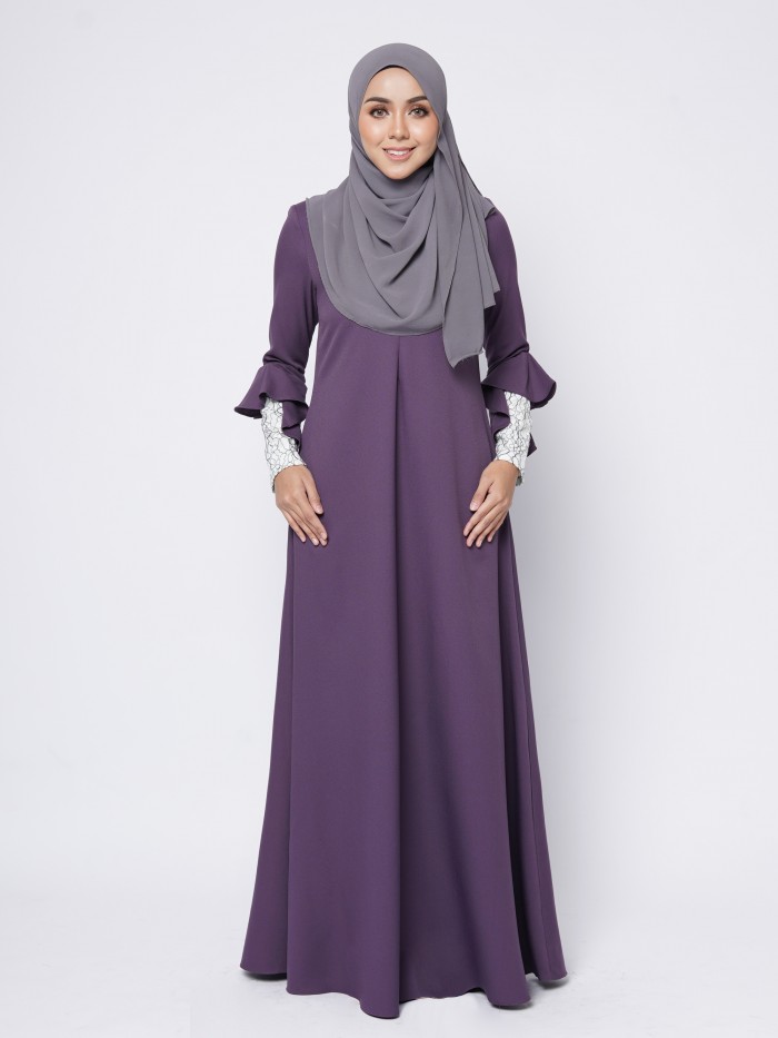 RAFINNA JUBAH - DARK PURPLE