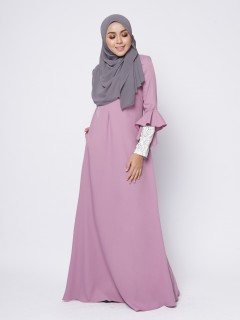 RAFINNA JUBAH - DUSTY VIOLET