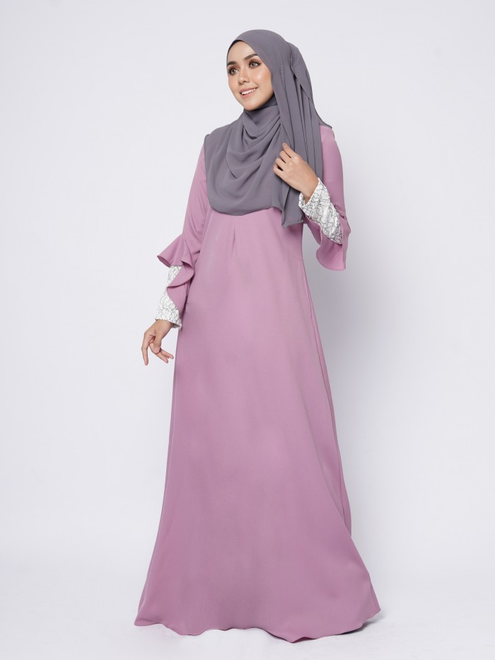 RAFINNA JUBAH - DUSTY VIOLET