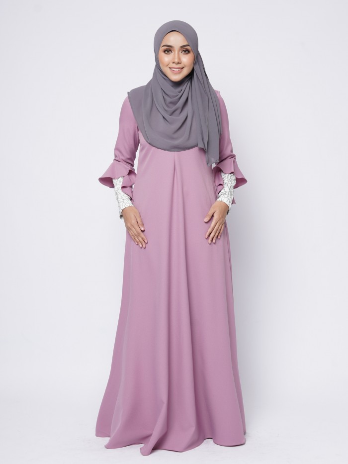 RAFINNA JUBAH - DUSTY VIOLET