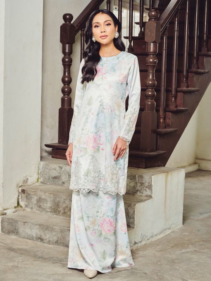 ASYURA KURUNG - WHITE PINK