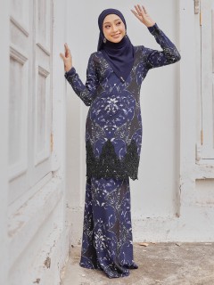 BALQIS KURUNG - NAVY