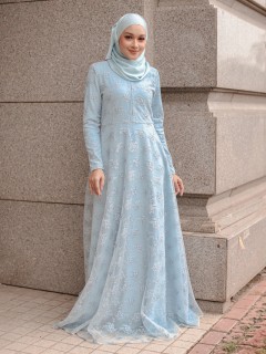 DELINA DRESS - BABY BLUE