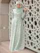 DELINA DRESS - DUSTY GREEN