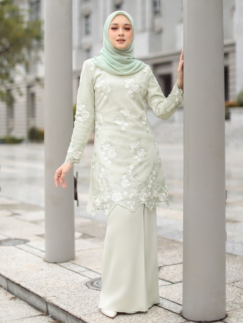 MAIRA KURUNG - DUSTY GREEN