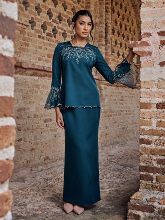 LIANA KURUNG - DARK TEAL BLUE